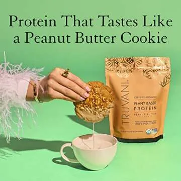 Truvani Vegan Pea Protein Powder - 20g Organic Protein