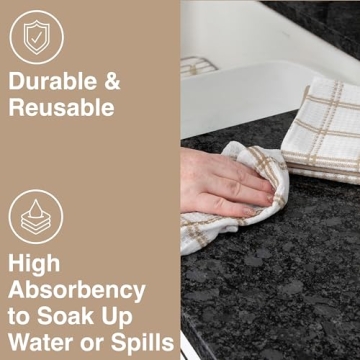 T-fal Premium Waffle Dish Cloths - Highly Absorbent Kitchen Essentials