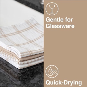 T-fal Premium Waffle Dish Cloths - Highly Absorbent Kitchen Essentials