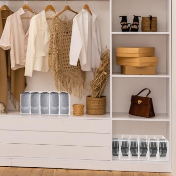 Weddingwish Belt Organizer - Elegant Acrylic Storage Case