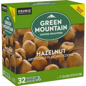 Green Mountain Hazelnut K-Cup Pods - Light Roast Coffee