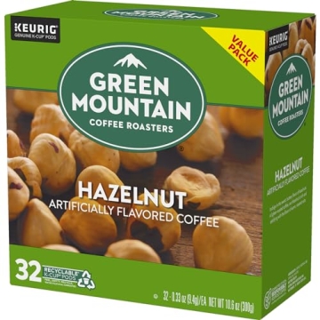 Green Mountain Hazelnut K-Cup Pods - Light Roast Coffee