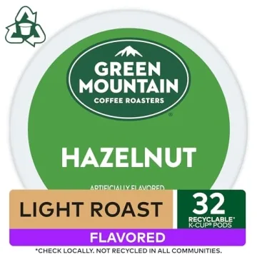 Green Mountain Hazelnut K-Cup Pods - Light Roast Coffee