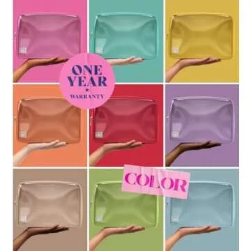 Embla Clear Cosmetic Bag - Stylish Makeup Organizer