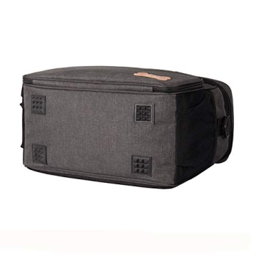 Hilike Pet Travel Bag for Dog&Cat -Weekend Tote Organizer Bag for Dogs Travel -Incudes1 * Dog Tote Bag,2 * Dog Food Carriers Bag,2 * Pet Silicone Collapsible Bowls.(Black)