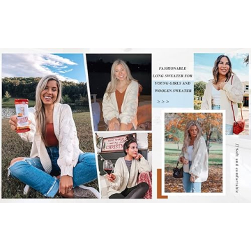 FERBIA Chunky Oversized Women Cardigan for Fall Style