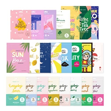 FACETORY K Beauty Face Mask Skin Care 23 COLLECTION - All Skin Types