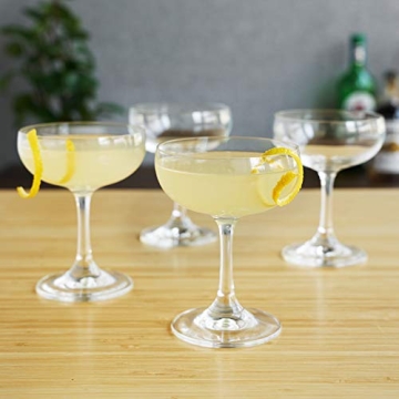 True Coupe Glass Set for Elegant Cocktails and Parties
