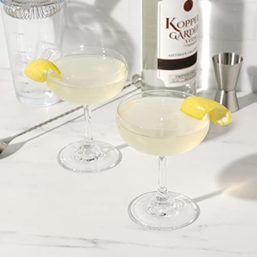 True Coupe Glass Set for Elegant Cocktails and Parties