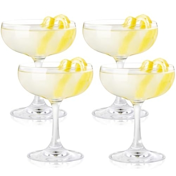 True Coupe Glass Set for Elegant Cocktails and Parties