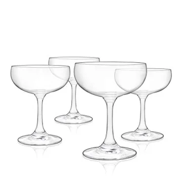 True Coupe Glass Set for Elegant Cocktails and Parties