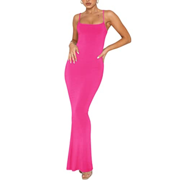 REORIA Sexy Casual Lounge Slip Long Dress for Every Occasion