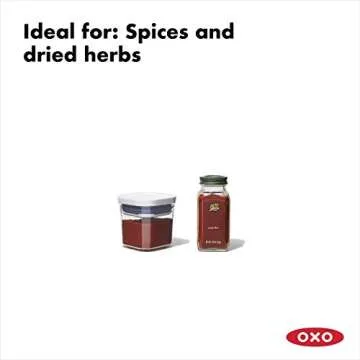 OXO Good Grips POP Container Set (3-PC Small Square + 4-PC Mini)