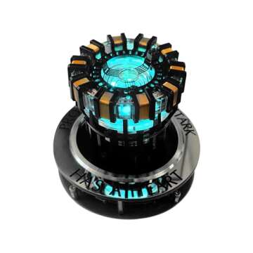Arc Reactor MK1 Levitating 1:1 Scale DIY Floating and Spinning in Air LED for Unique Gifts,Room Deco...