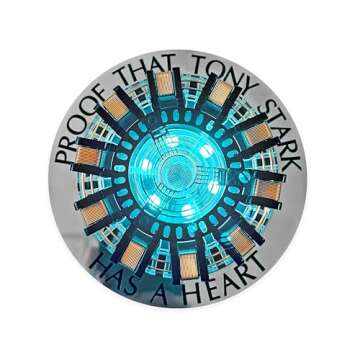 Arc Reactor MK1 Levitating 1:1 Scale DIY Floating and Spinning in Air LED for Unique Gifts,Room Decor,Office Desk Tech Toys (MK1)