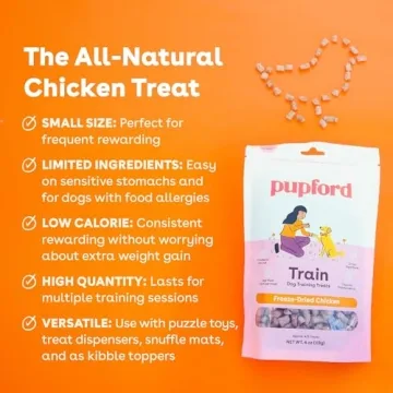 Pupford Freeze Dried Dog Training Treats, Healthy Bites
