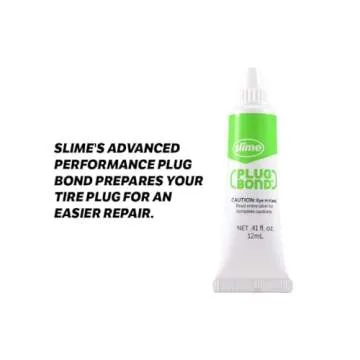 Slime 1034-A Tire Repair Reamer Plug Kit, Medium Heavy Duty Strings, T Handle Type and Plug Bond, 8 Piece Set