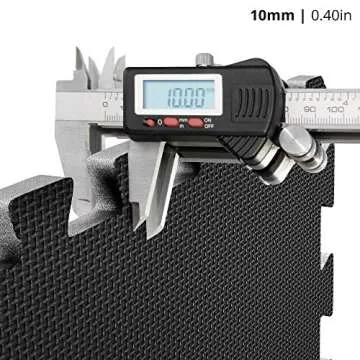 Gym Flooring Set - Interlocking EVA Soft Foam Floor Mat, 18 Pieces Puzzle Rubber Tiles Protective Ground Surface Protection, Play Workout Exercise Mats Underlay Matting Sports Pool Home Fitness Garage