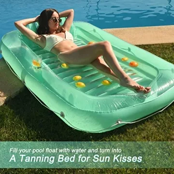 Comfortable Float Joy Tanning Inflatable Pool Lounger