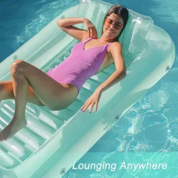 Comfortable Float Joy Tanning Inflatable Pool Lounger