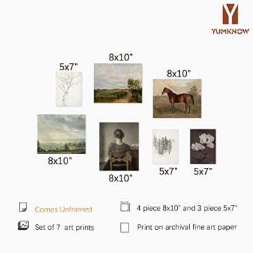 Vintage Modern Farmhouse Wall Decor - Neutral Wall Art for Boho French Country - Bathroom Picture Be...