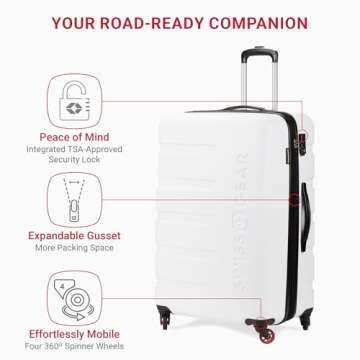 Discover SwissGear 7366 Hardside Luggage with Cupholder