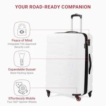 Discover SwissGear 7366 Hardside Luggage with Cupholder