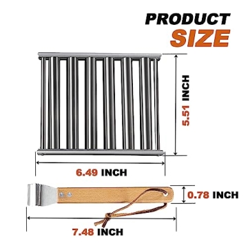 Hot Dog Roller for Grill, BBQ Stainless Steel Accessory