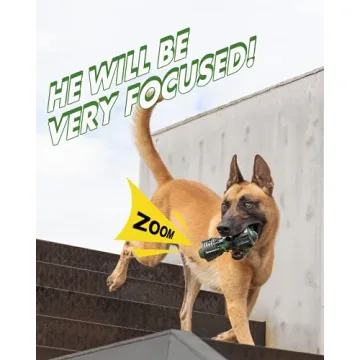 FifthQuarter Squeaky Dog Toys: Almost Indestructible Dog Toys for Aggressive Chewers Natural Rubber Tough and Durable Puppy Chew Toys for Medium and Large Breed