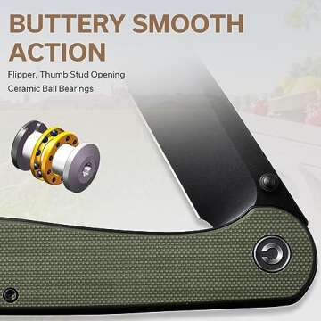 CIVIVI Elementum Folding Knife - Nitro V Wharncliffe Edge