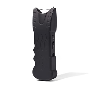 VIPERTEK Stun Gun with LED Flashlight and Safety Pin