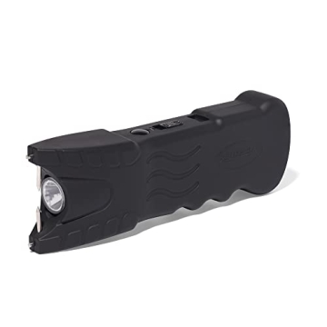 VIPERTEK Stun Gun with LED Flashlight and Safety Pin