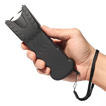 VIPERTEK Stun Gun with LED Flashlight and Safety Pin