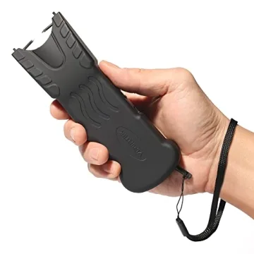 VIPERTEK Stun Gun with LED Flashlight and Safety Pin