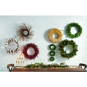 Mud Pie 20" Wheat Wreath for Seasonal Decor and Charm