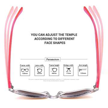 Stylish COLOSSEIN Women's Sunglasses with UV400 Protection