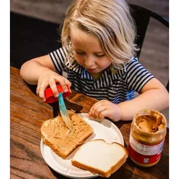 Simple Spread: Lid Mounted Spreader | Easier, Faster Sandwich Making | Universal Attachment Stores Inside Jar | No Mess & Less Dishes | Portable, Reusable & Dishwasher Safe | Avoid Washing Knifes