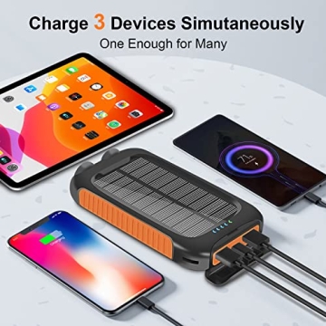 Annero Solar Power Bank 38800mAh Fast Charging Portable Charger