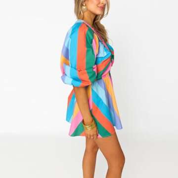 Shop LouVasabuce Women's Summer Oversized Romper in Plaid