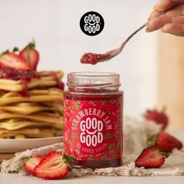 Good Good No Added Sugar Strawberry Jam - Keto-Friendly Delight