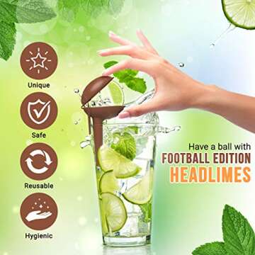 HeadLimes Clip-On Citrus Squeezer, Fun Novelty Party Gift, Adult Party Favors, Corona Beer, Lime for...