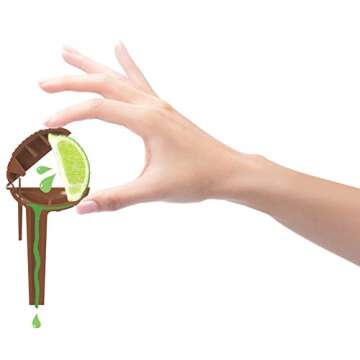 HeadLimes Clip-On Citrus Squeezer, Fun Novelty Party Gift, Adult Party Favors, Corona Beer, Lime for Drinks, Handheld Juicer, Bar Accessories and Decor (6-Pack, Football)