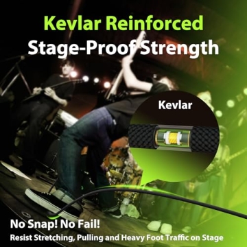 AA AUDIO ACCESSORY Silent Guitar Cable 10 ft Features Durable Design