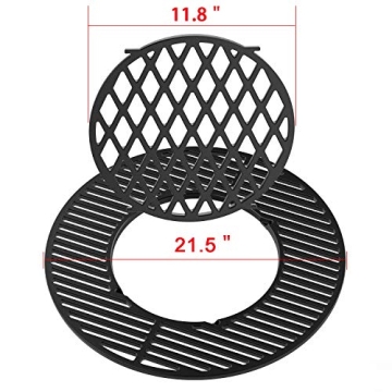 onlyfire Cast Iron Grill Grate for Weber 22 Inch Grill