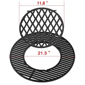 onlyfire Cast Iron Grill Grate for Weber 22 Inch Grill