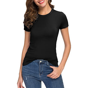 Comfortable Women's Slim Fit Crewneck T-Shirt for Summer