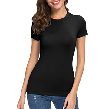 Comfortable Women's Slim Fit Crewneck T-Shirt for Summer