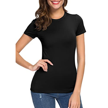 Comfortable Women's Slim Fit Crewneck T-Shirt for Summer