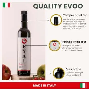 EXAU Extra Virgin Olive Oil - Lina | Premium Italian EVOO with 897 mg/kg Polyphenols