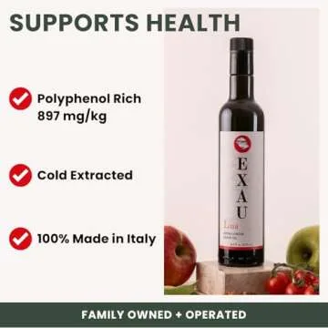 EXAU Extra Virgin Olive Oil Lina with 897 mg/kg Polyphenols